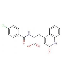 Astatech 2-(4-CHLOROBENZOYLAMINO)-3-(1,2-DIHYDRO-2-OXO-4-QUINOLYL)PROPIONIC ACID; 1G; Purity 95%; MDL-MFCD00866895